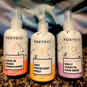 FoxyBae Heat shield  and Leave in Conditioners